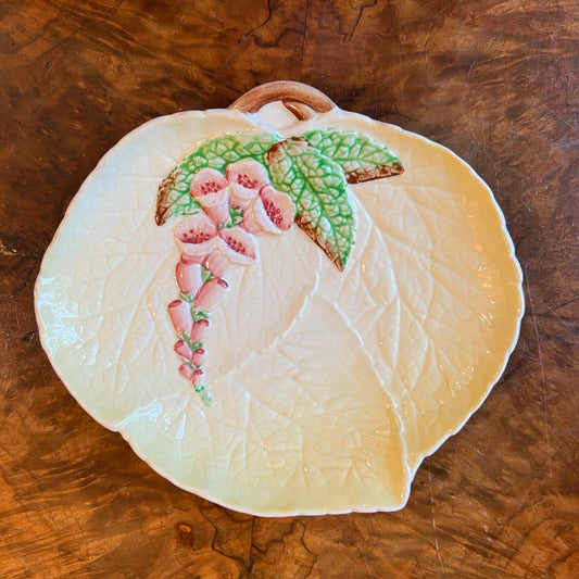 Vintage Carlton Ware Fox Glove Dish Plate