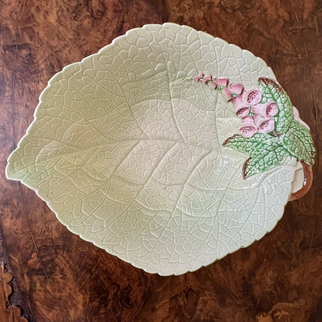 Vintage Carlton Ware Foxglove Large Display Bowl