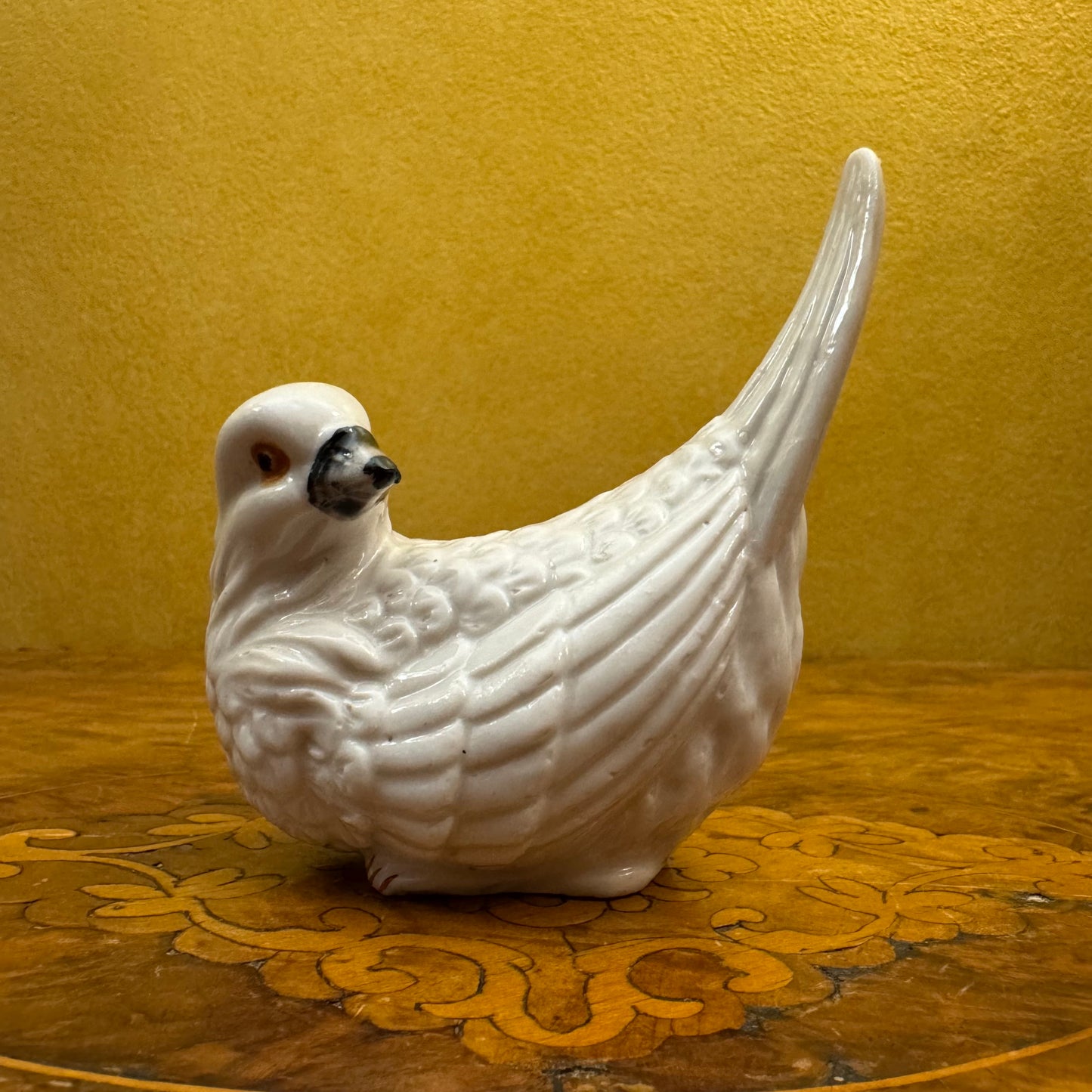 Vintage Ceramic Bird Ornament Figurine 