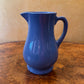 Vintage Ceramic Blue Jug Pitcher 