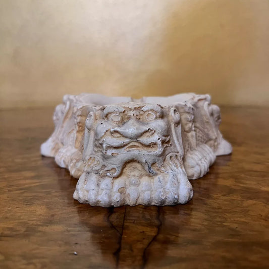 Vintage 1960s Chinese Foo Dog Resin Ashtray