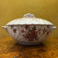 Vintage Clarice Cliff Royal Staffordshire Chelsea Rose Tureen