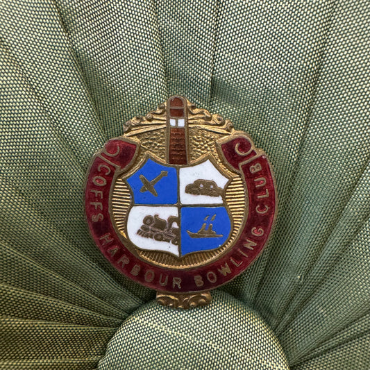 Vintage Coffs Harbour Bowling Club Badge Pin