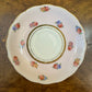 Vintage Colclough Pink Floral Print Saucer  