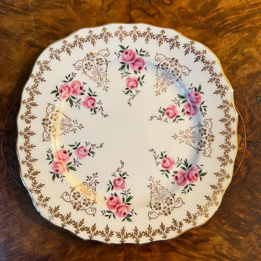 Vintage Colclough Rose Cake Plate