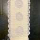 Vintage Cotton Crochet Pouch Doily