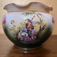 Vintage Courting Print Jardiniere Pot Vase