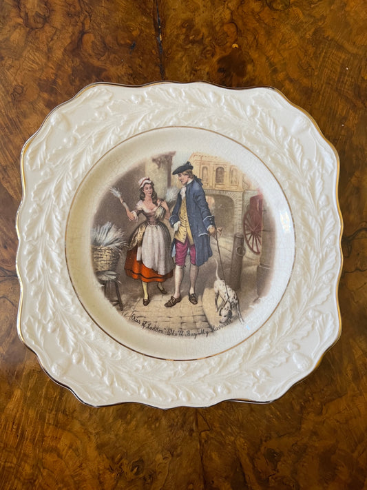 Vintage Cries of London Who Will Buy My Lavender Collectors Plate 