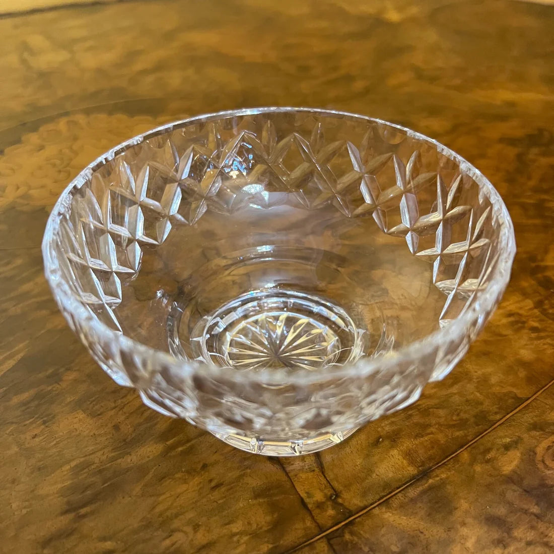 Vintage Crystal Set Of Four Bowls