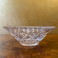 Vintage Crystal Cut Display Bowl