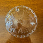 Vintage Crystal Cut Footed Dessert 