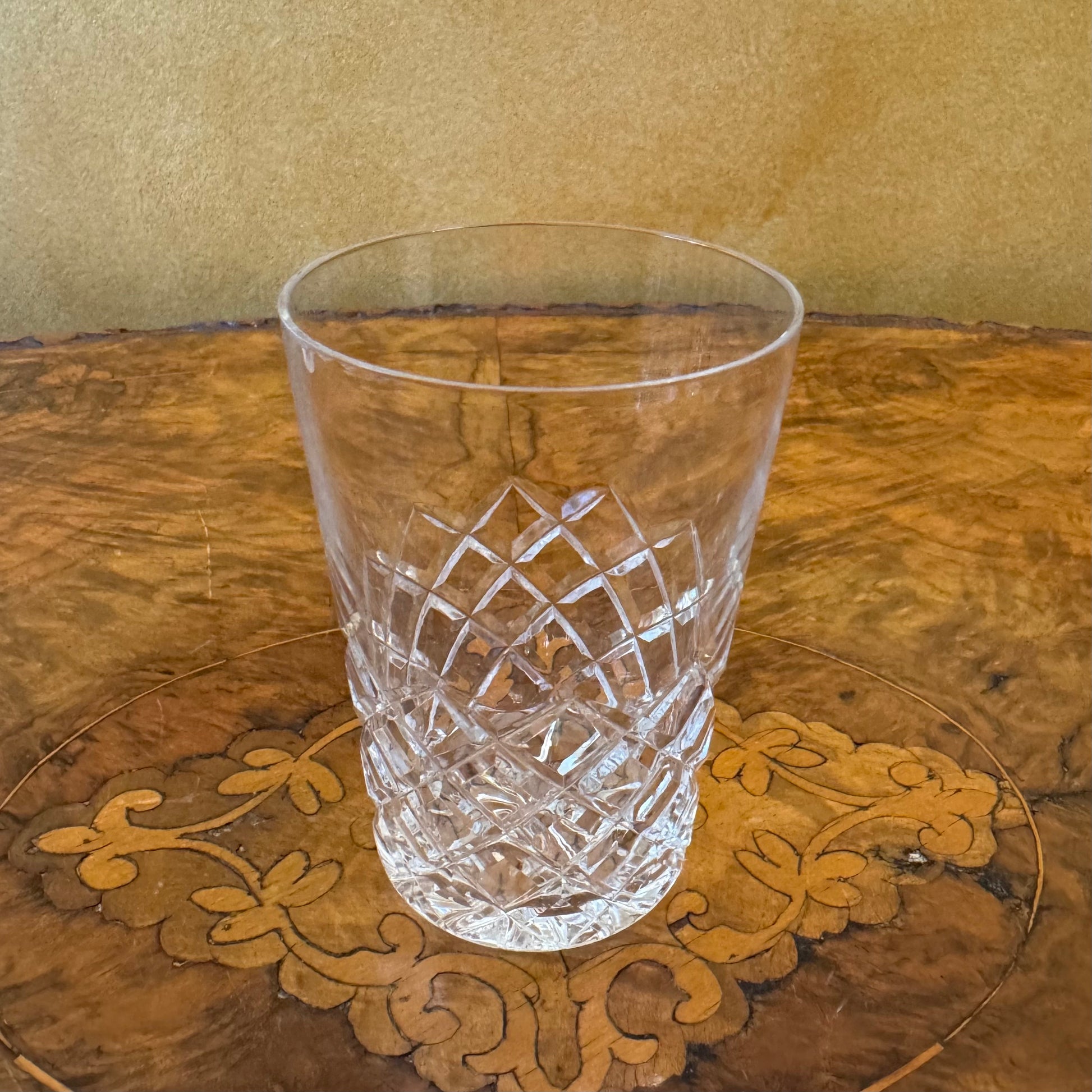 Vintage Crystal Cut Glasses 
