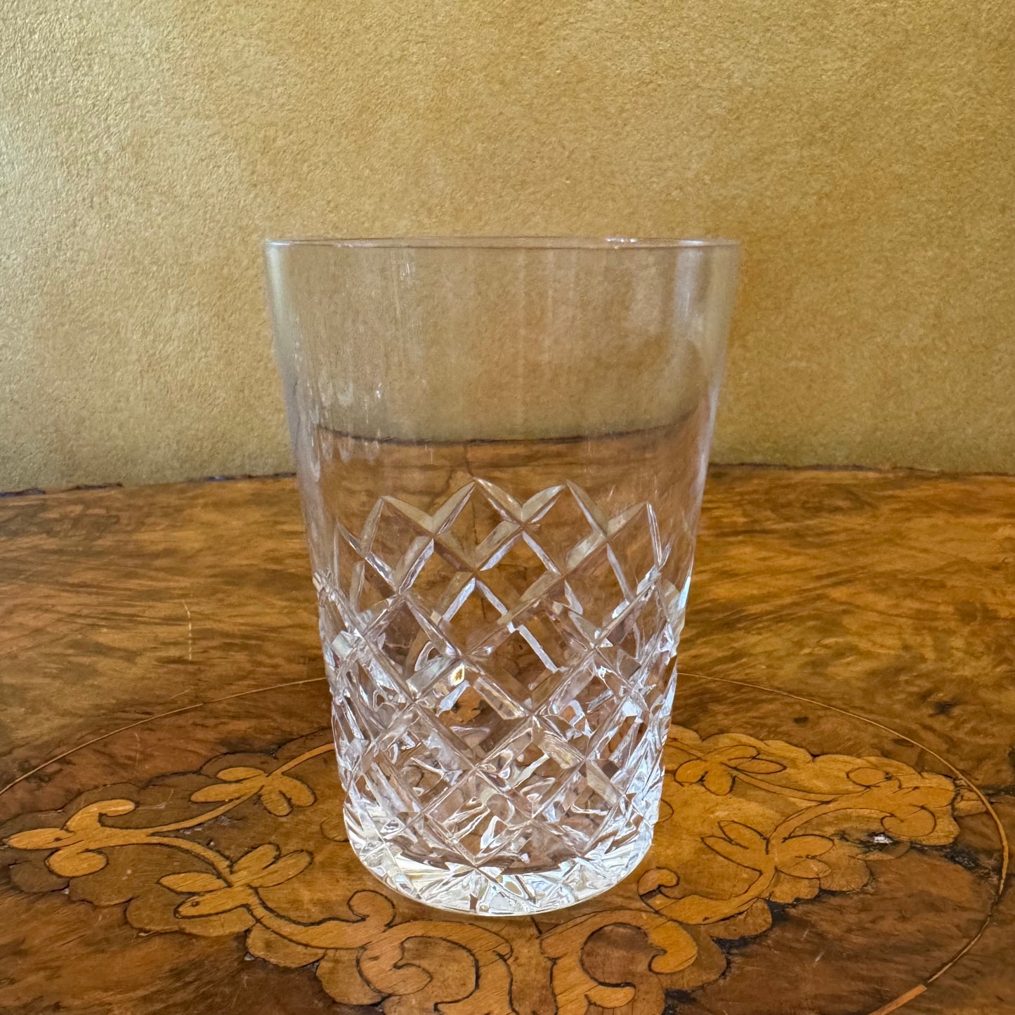 Vintage Crystal Cut Glasses Set 