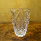 Vintage Crystal Cut Pattern Vase 