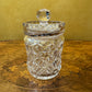 Vintage Crystal Cut Sugar Hot Pot