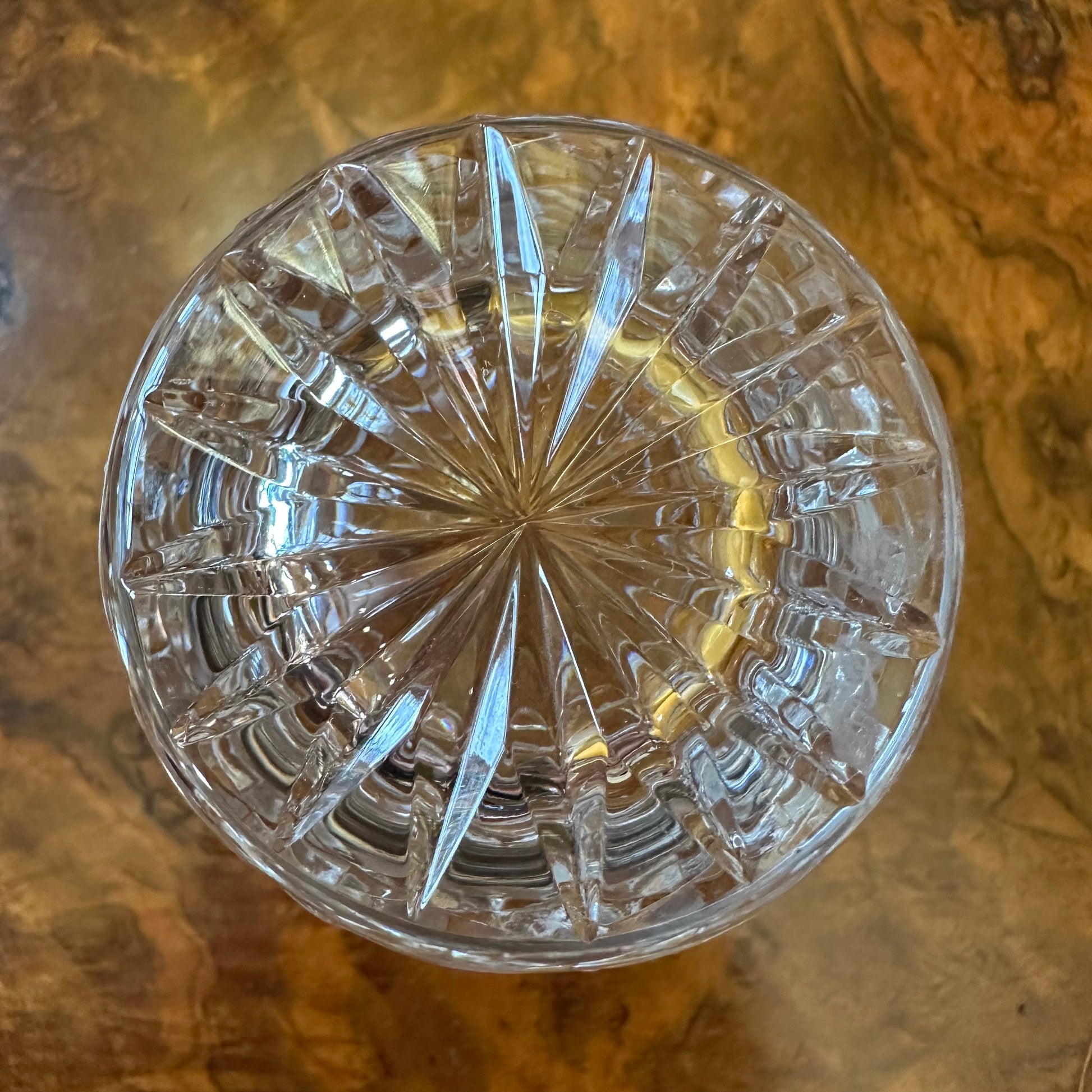 Vintage Crystal Drinking Glass