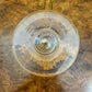 Vintage Crystal Etched Floral Flutes 