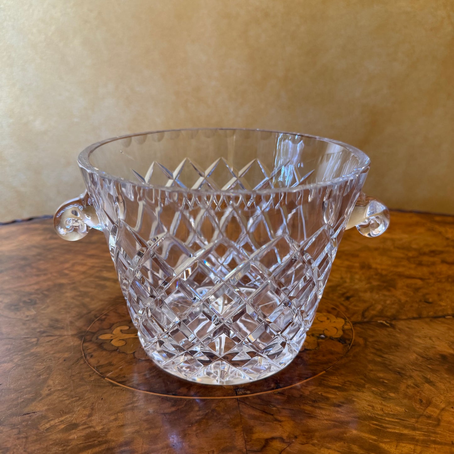 Vintage Crystal Ice Bucker Cooler 