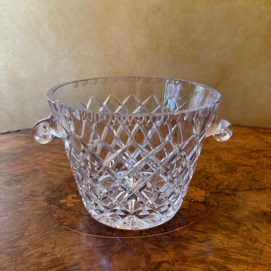 Vintage Crystal Ice Bucker Cooler 