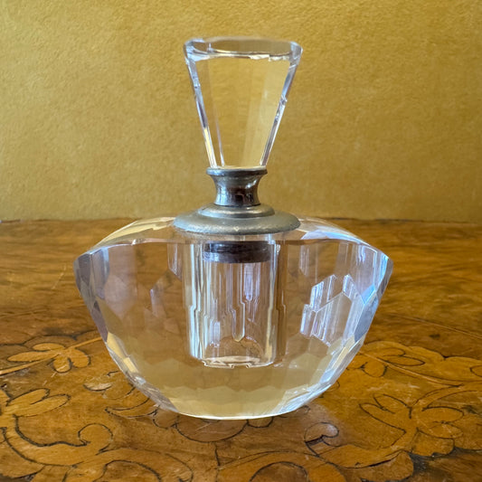 Vintage Crystal Perfume Bottle 