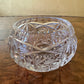 Vintage Crystal Pinwheel Sugar bowl 