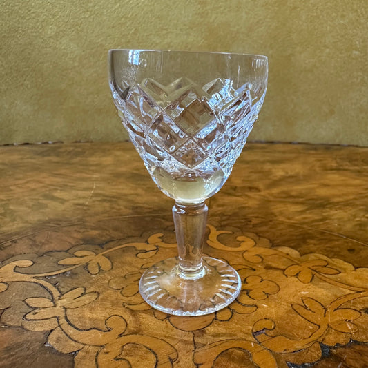 Vintage Crystal Port Glass