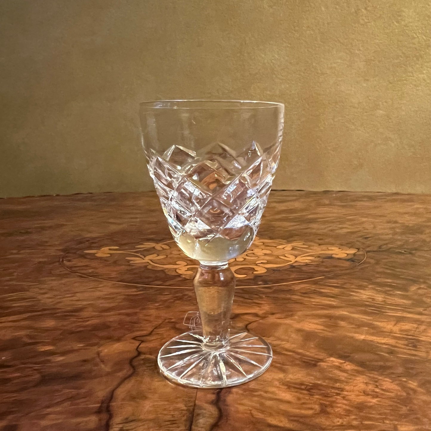 Vintage Crystal Port Glasses 