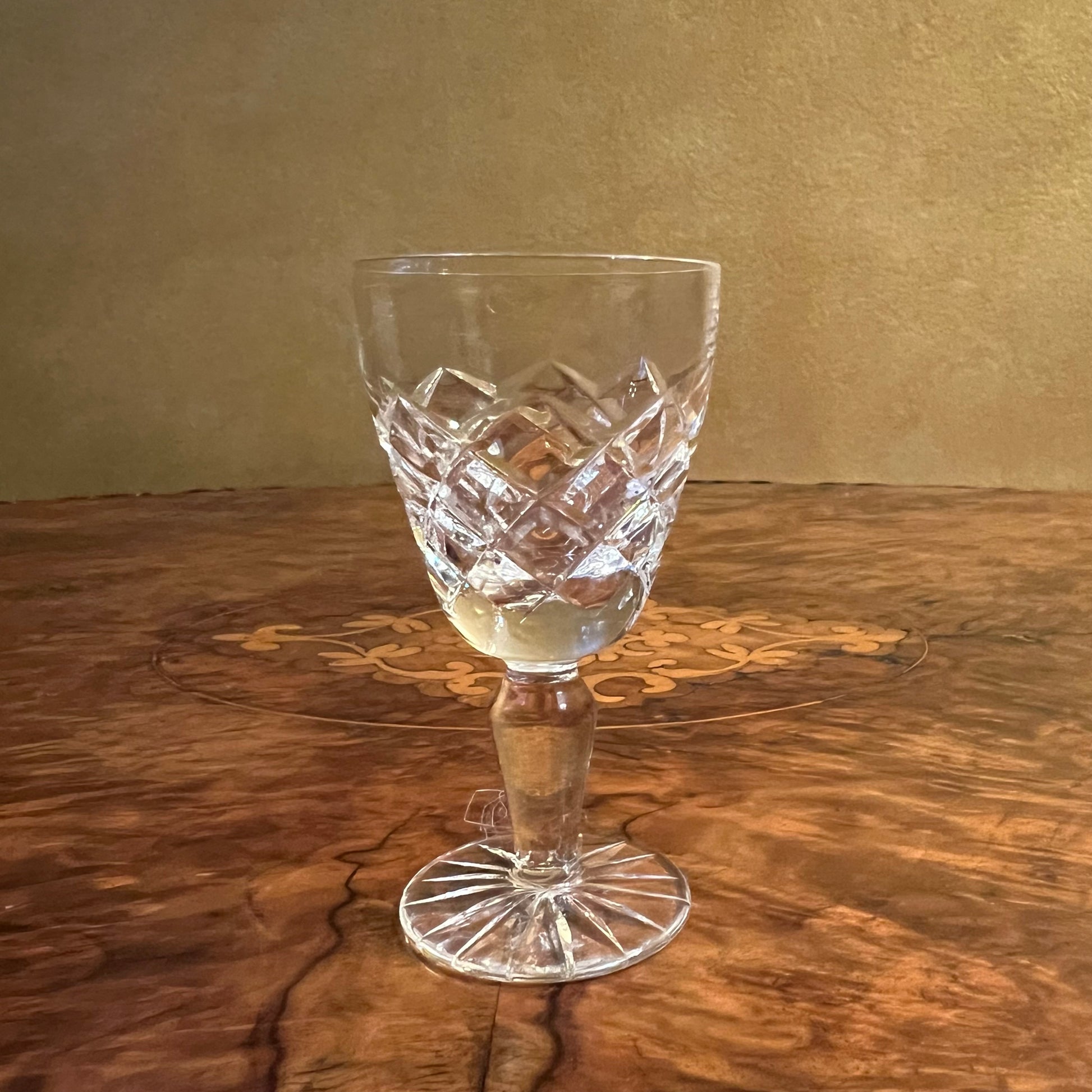 Vintage Crystal Port Glasses 