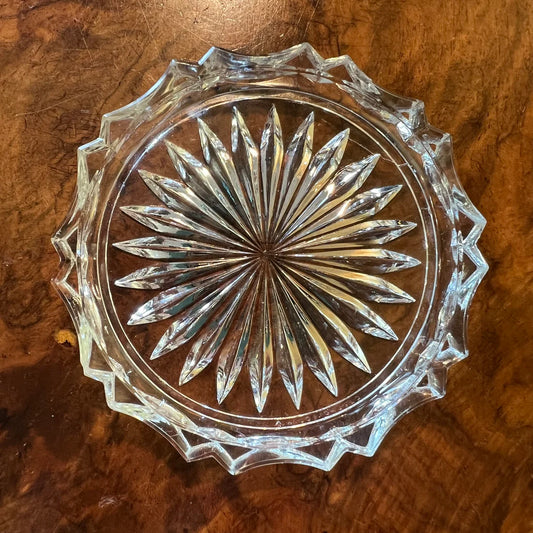 Vintage Czechoslovakia Glass Small Dish