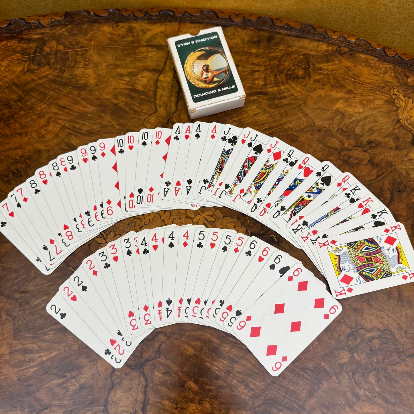 Vintage David Westnedge Dowding & Mills Pin Up Girl 52 Deck Of Playing Cards