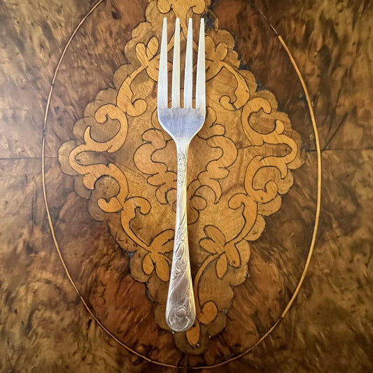 Vintage Deakin Silver Plated Dessert Fork