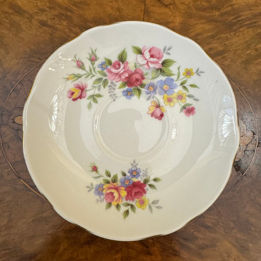 Vintage Duchess Floral Cottagecore Saucer 