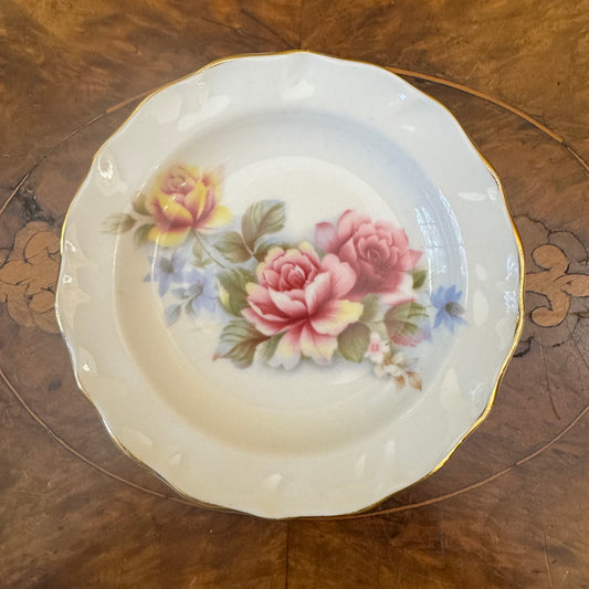 Vintage Duchess Floral Print Trinket Dish 