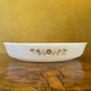 Vintage Dynaware Pyr-O-Rey Brown DaisyOval Casserole Baking Dish