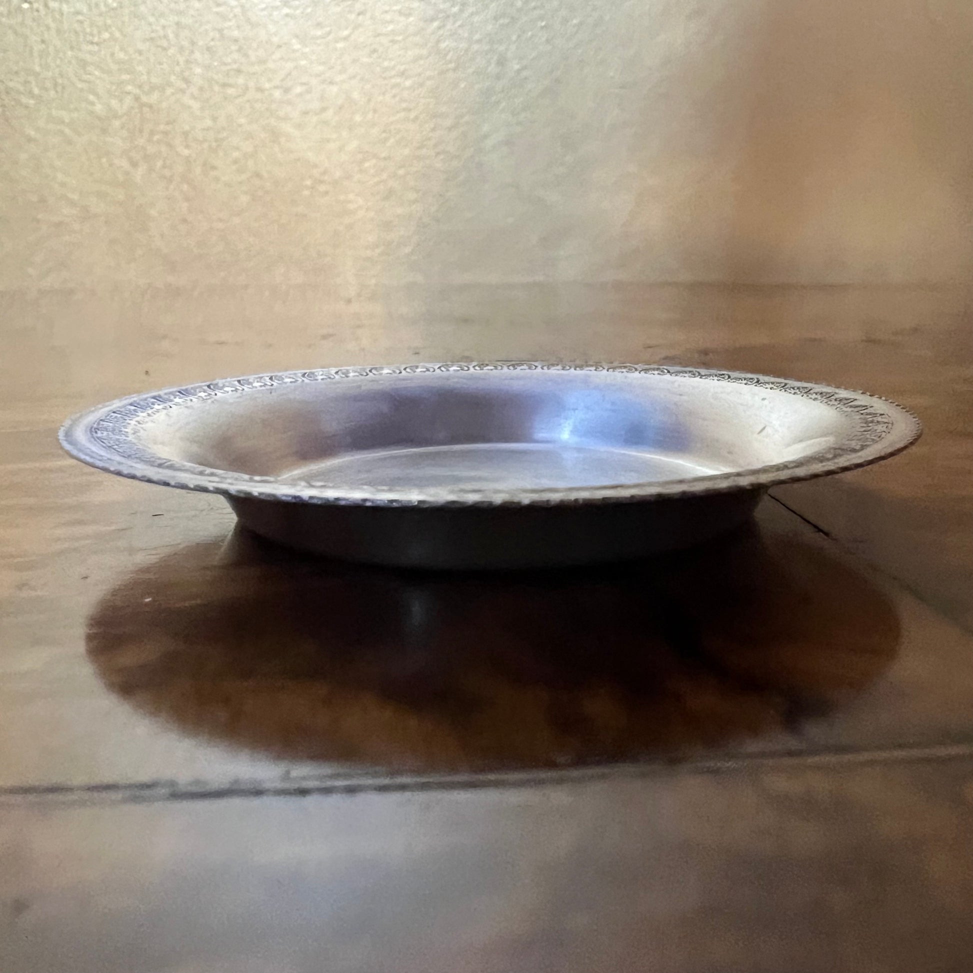 Vintage Egyptian 900 Silver Small Trinket Dish 