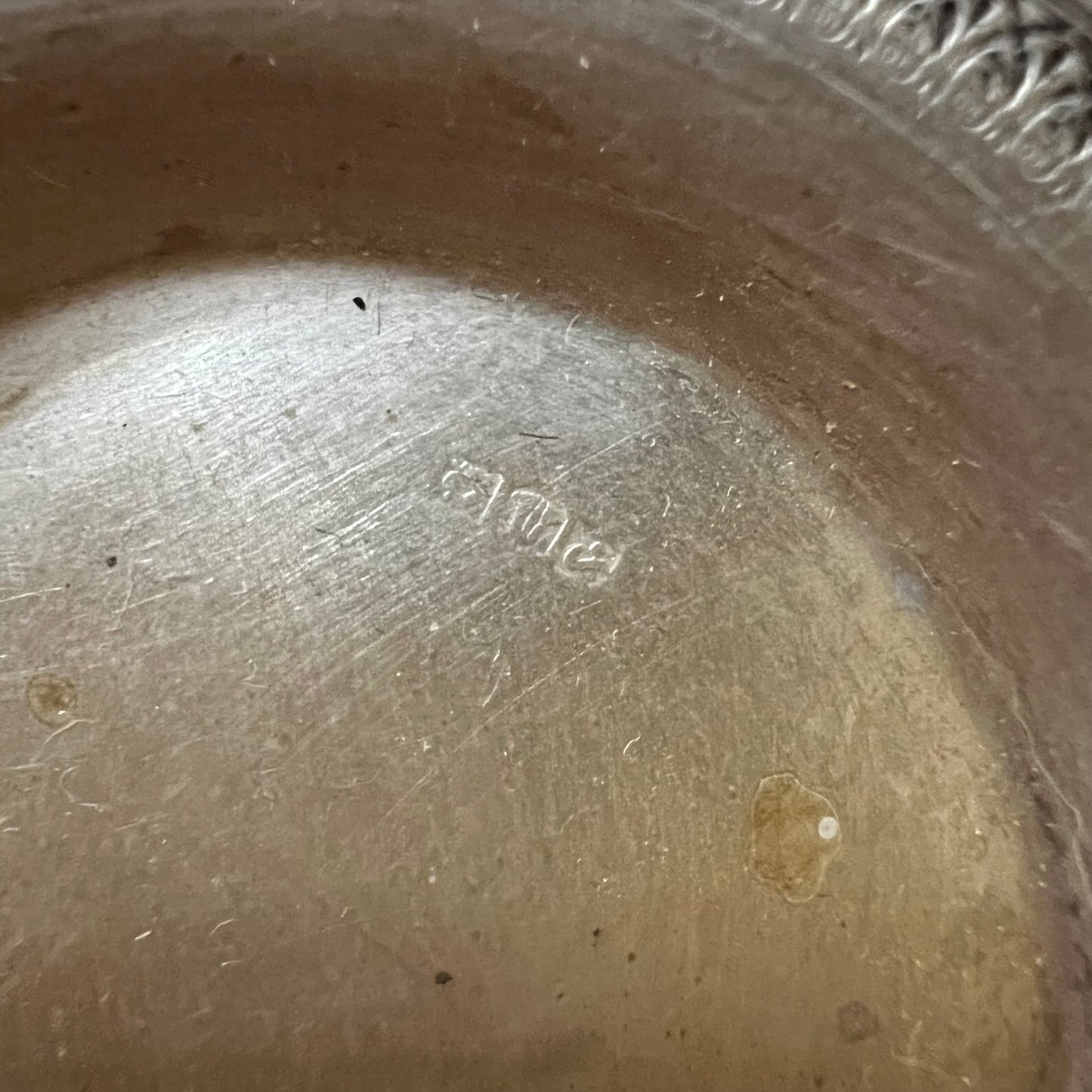 Vintage Egyptian 900 Silver Trinket Dish 