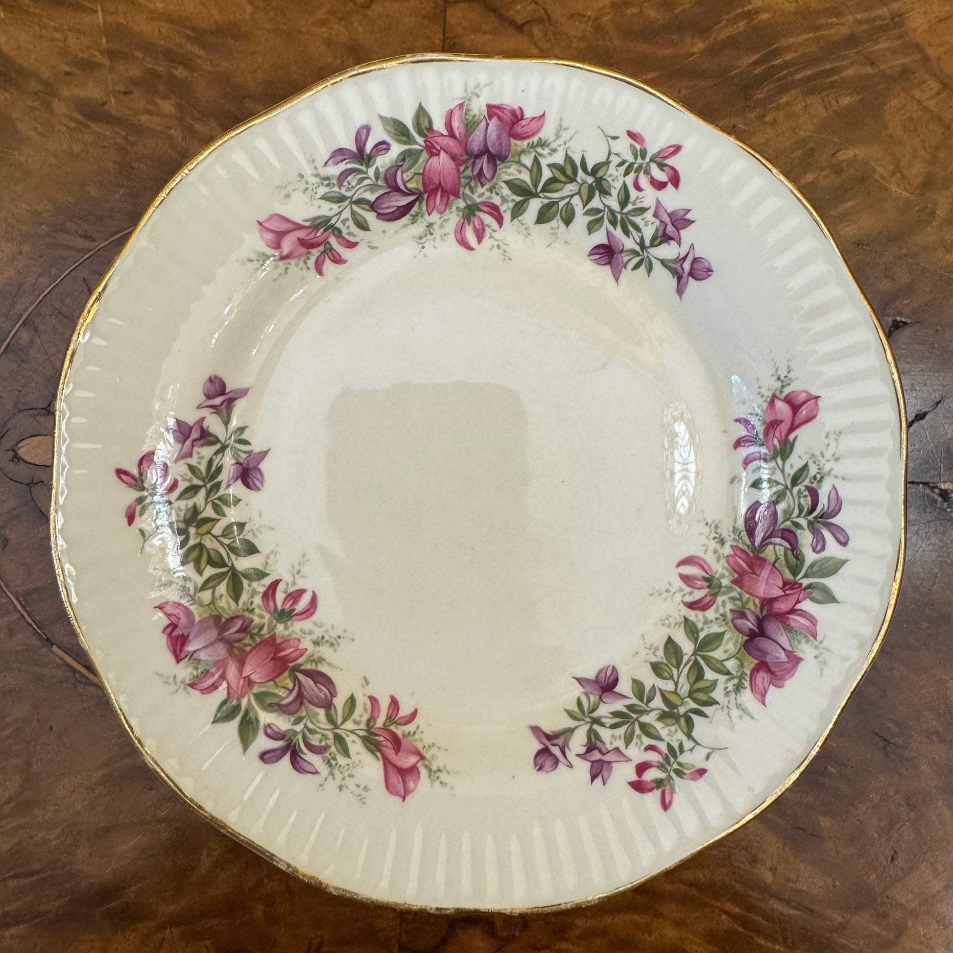 Vintage Elizabethan Floral Print Side Plate 