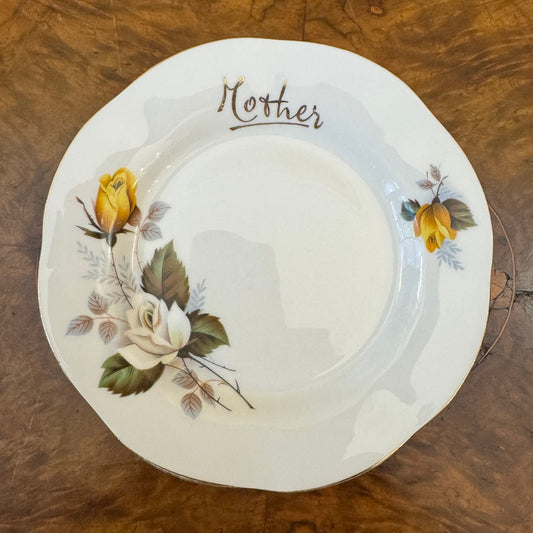 Vintage Elizabethan Mother Rose Print Side Plate 