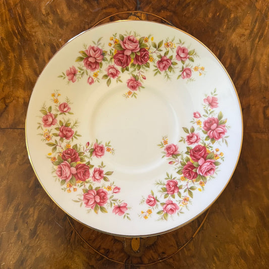 Vintage Elizabethan Queens Rose Saucer