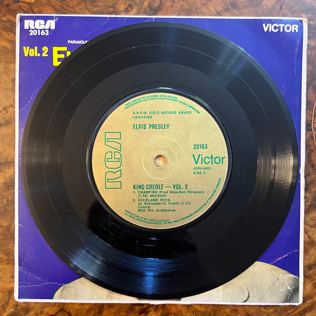 Elvis Presley Hal Wallis King Creole Record