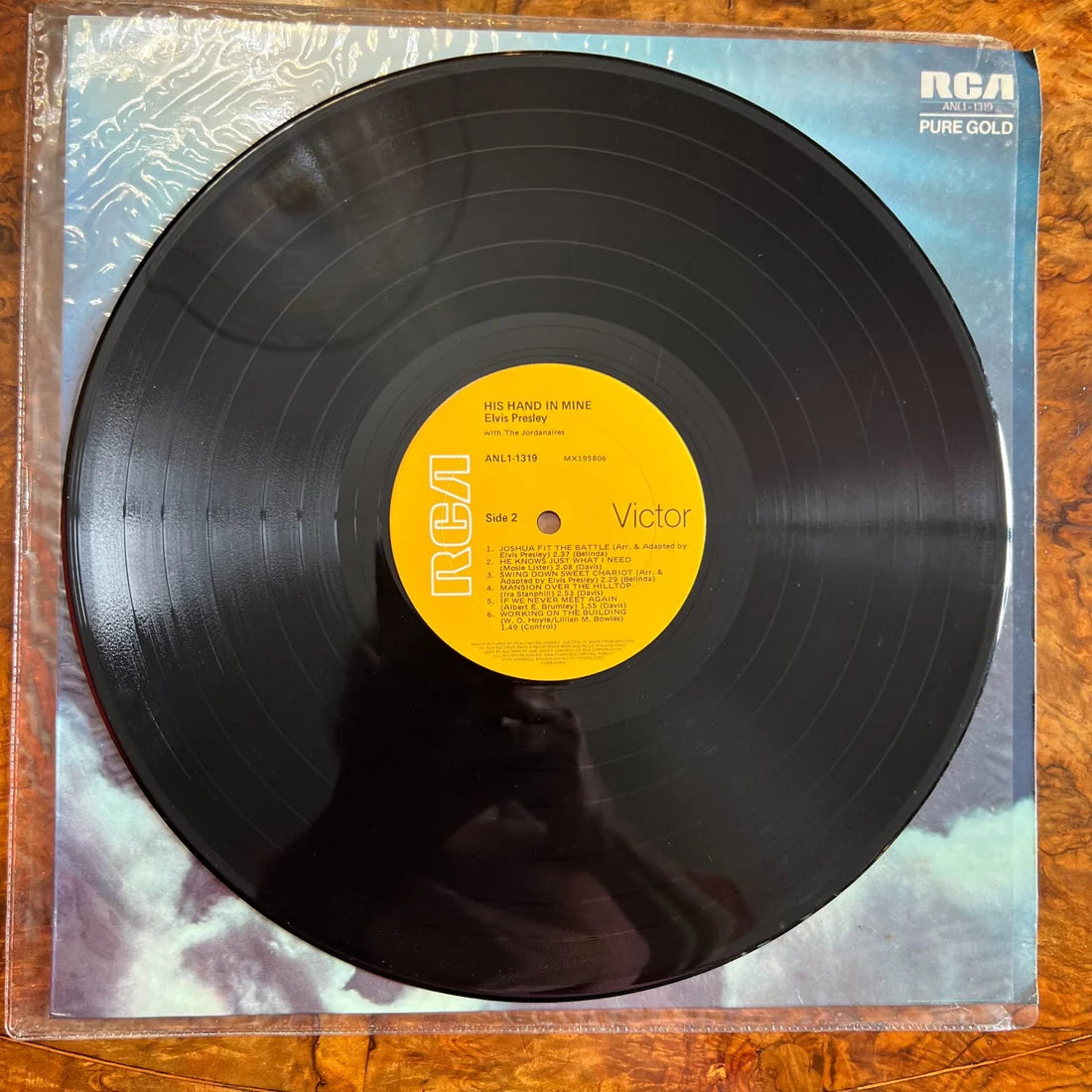 Elvis Presley His hand Is Mine Vinyl Record