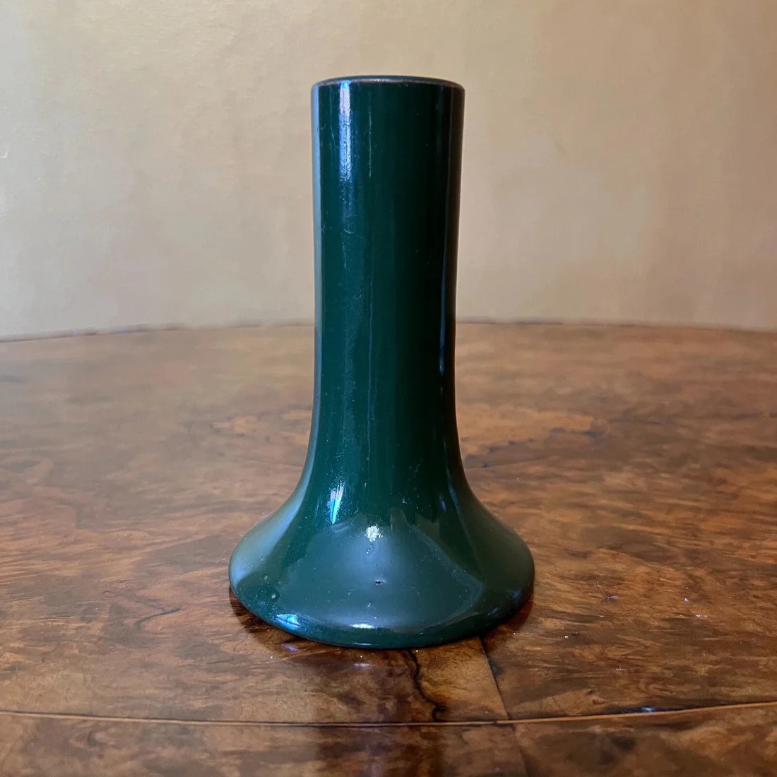 Vintage English Green Small Vase
