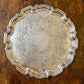 Vintage English Silver Plated Round Tray