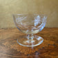 Vintage Etched Crystal Dessert Sundae Bowls 