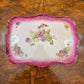 Vintage Floral Pink Dressing Table Tray 