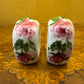 Vintage Floral Print Napkin Rings 