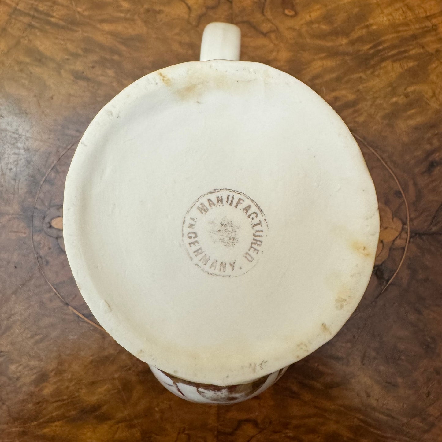 Vintage Floral Print Shaving Mug 