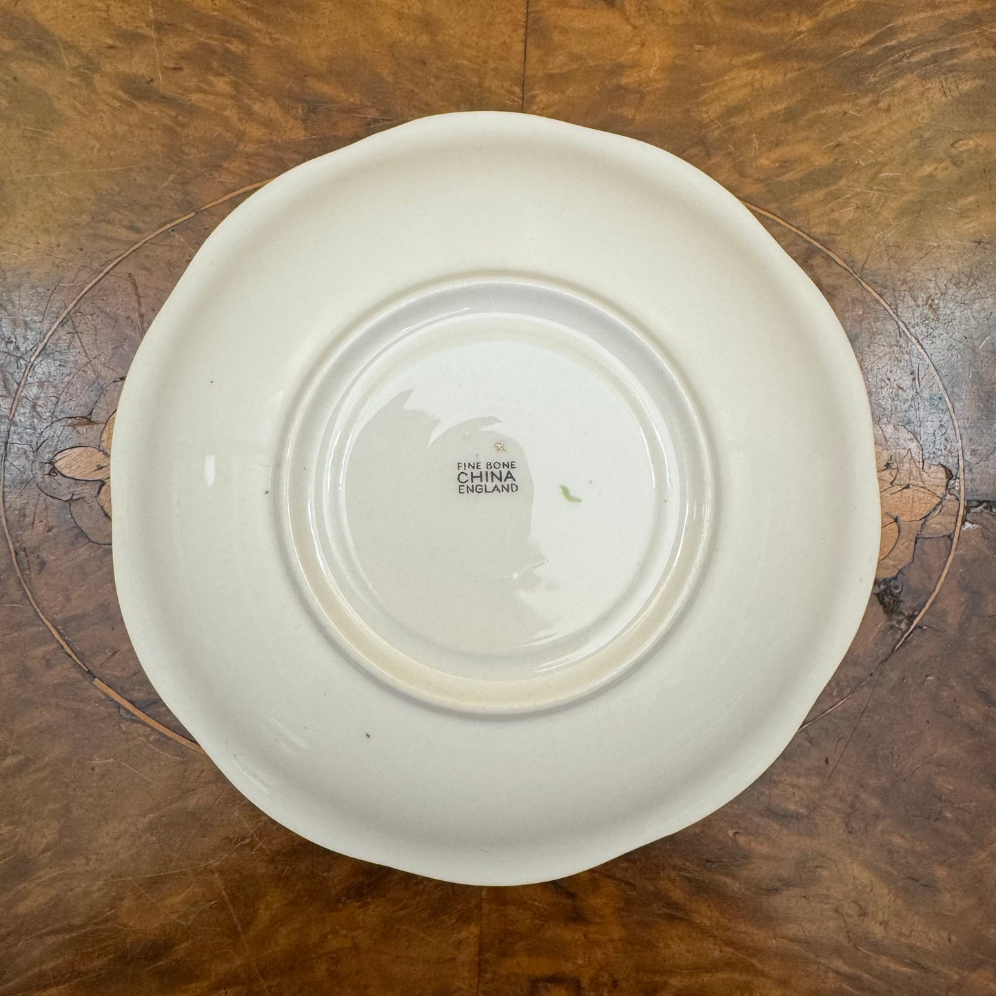 Vintage Floral Saucer Plate