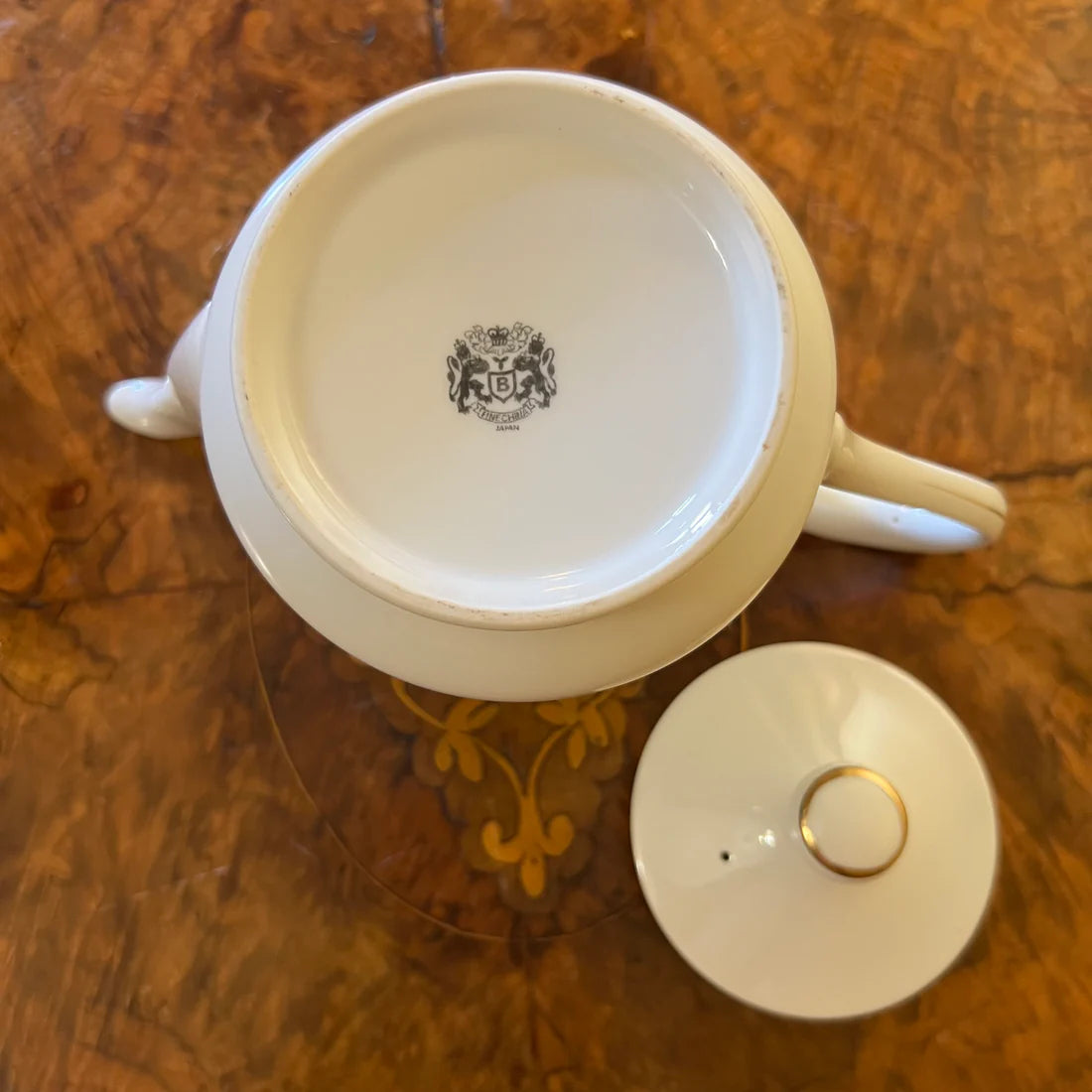 Vintage Japanese Floral Teapot