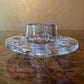 Vintage Flower Glass Frog Holes Vase Insert